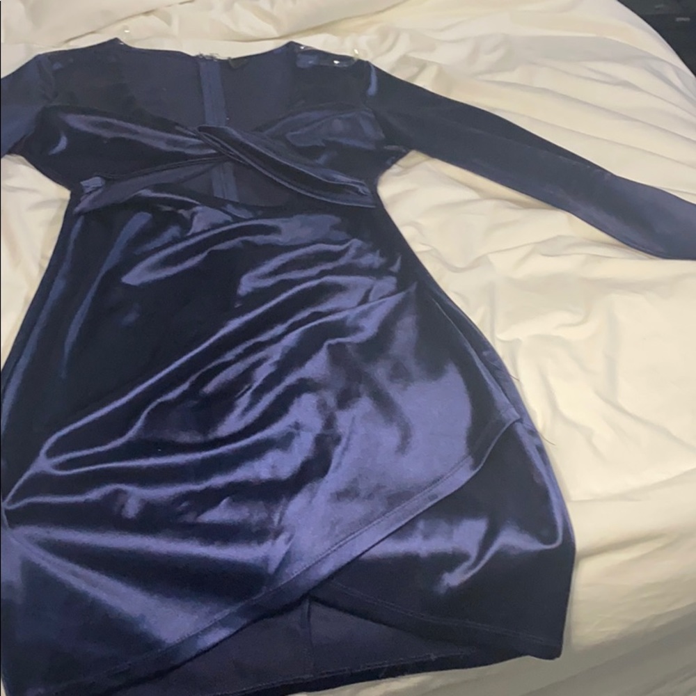 Silk tight dress